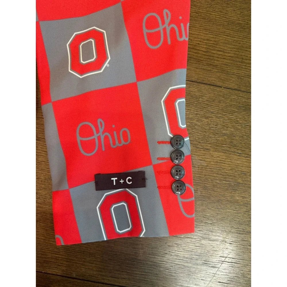 Tellum + Chop Ohio State Suit 42 Jacket 38x36 Pants Game Day Tailgate NWT